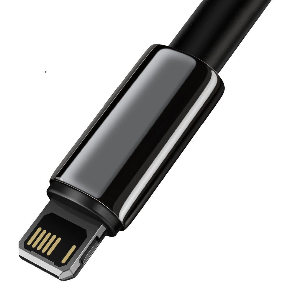 Data and Charging Cable USB-A - Lightning Baseus Tungsten Gold, 20W, 1m, Black CALWJ-01