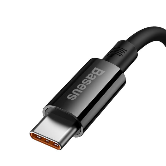 Data- en oplaadkabel USB-A - USB-C Baseus Superior Series, 100W, 2m, zwart P10320102114-02