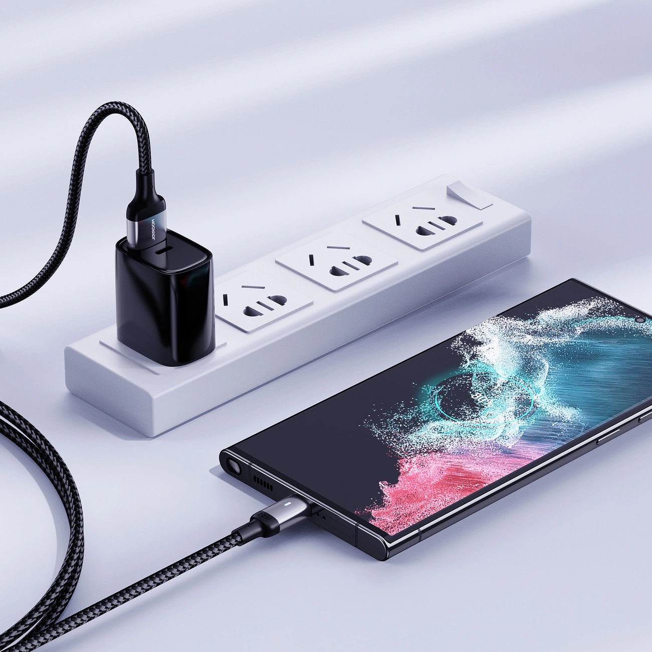 USB-A to USB-C Data and Charging Cable Joyroom A10, 18W, 1.2m, Black