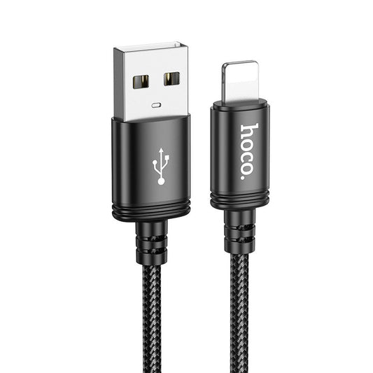 Data- en Oplaadkabel USB-A - Lightning HOCO X89, 18W, 2m, Zwart