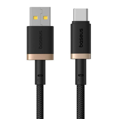 Data- en Oplaadkabel USB-A - USB-C Baseus Dura Series, 60W, 1m, Goud P10377802U01-00