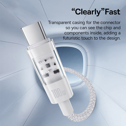 USB-C Data and Charging Cable - USB-C Baseus Gem, 100W, 2m, White P10373000211-01