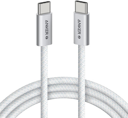 USB-C Data- en Oplaadkabel - USB-C Anker Zolo, 240W, 1m, Wit A8060H21