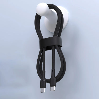 USB-C Data- en Oplaadkabel - USB-C Dudao L9C, 65W, 1m, Zwart