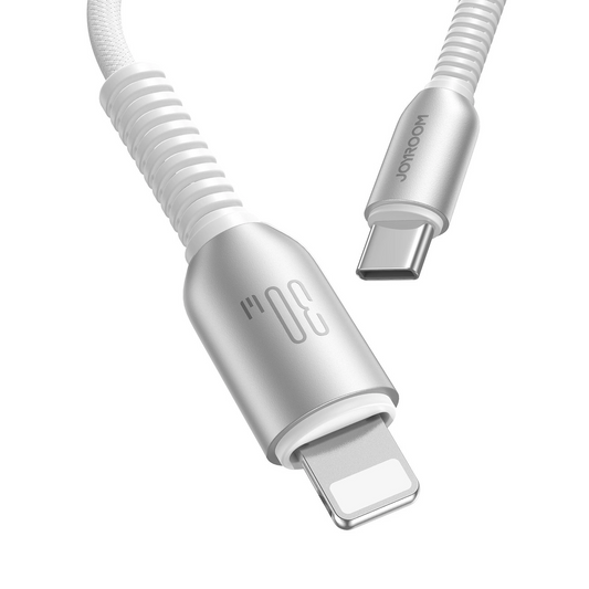USB-C - Lightning Data- en Oplaadkabel Joyroom S-A51, 30W, 1.2m, Gri