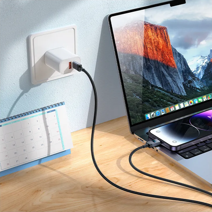 USB-C - Lightning Data- en Oplaadkabel HOCO X118 Display, 27W, 1m, Zwart