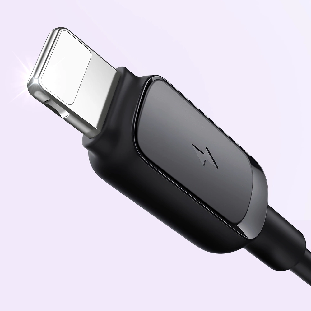 USB-A - Lightning Data- en Oplaadkabel Joyroom S-A14, 18W, 1,2m, Zwart