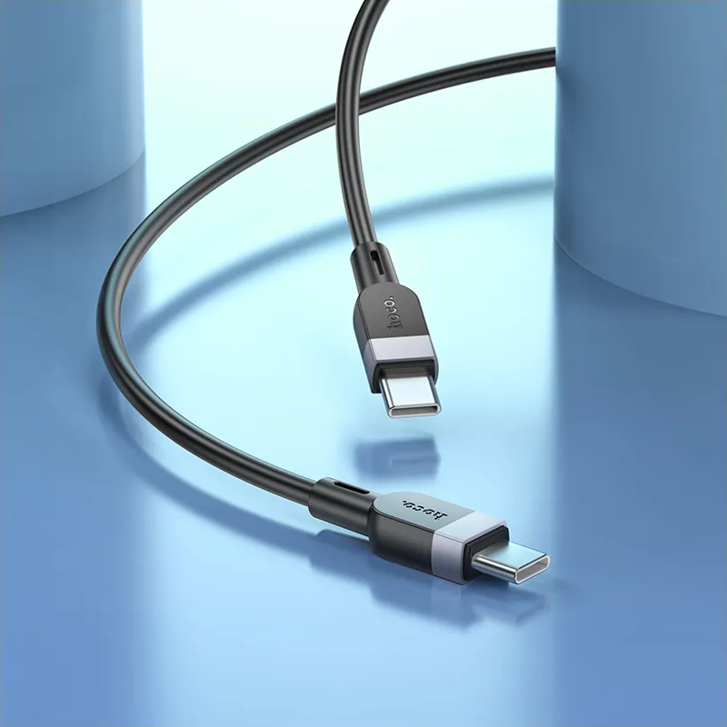 USB-C Data- en Oplaadkabel - USB-C HOCO X109, 60W, 3m, Zwart