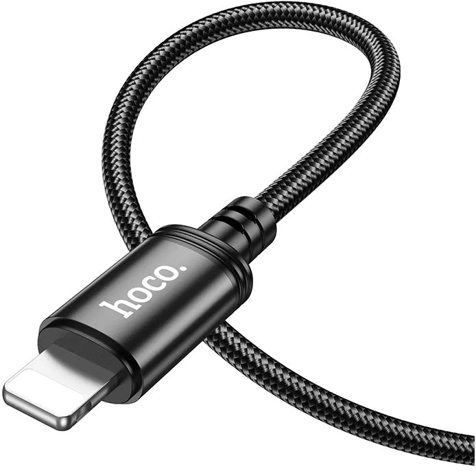 USB-C - Lightning Data- en Oplaadkabel HOCO X89, 27W, 2m, Zwart