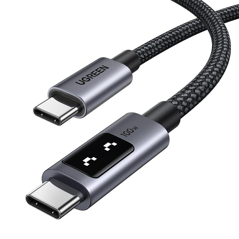 USB-C Data- en Oplaadkabel - USB-C UGREEN L509, 100W, 2m, Gri