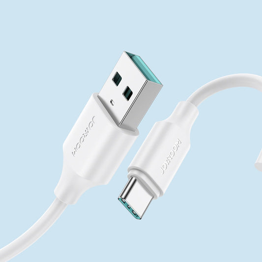 USB-A - USB-C Joyroom S-A9 Data- en Oplaadkabel, 20W, 1m, Wit