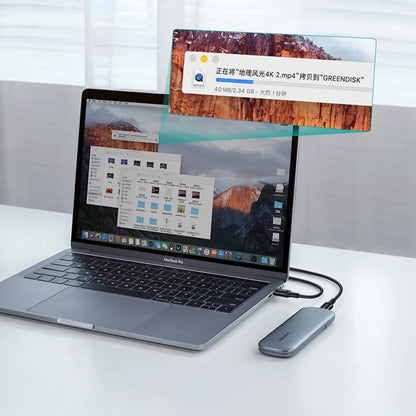 USB-C Data- en Oplaadkabel - USB-C UGREEN US300, 100W, 2m, Wit