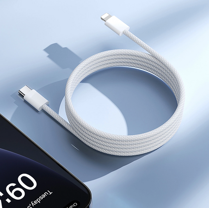 USB-C - Lightning Data- en Oplaadkabel Joyroom S-A45, 30W, 1m, Wit