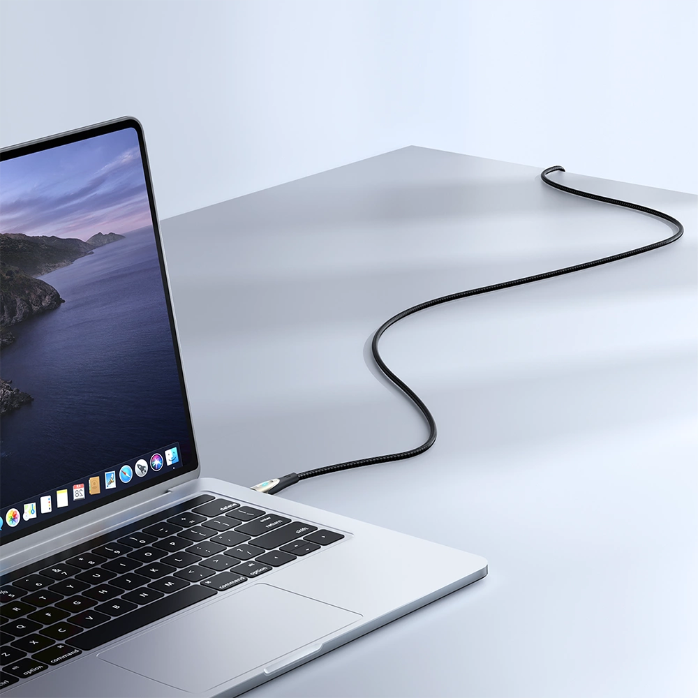 USB-A - Lightning Data- en Oplaadkabel Joyroom SA31-AL3, 18W, 1,2m, Zwart