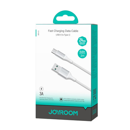 USB-A to USB-C Data and Charging Cable Joyroom S-A28 Flash, 30W, 2m, White