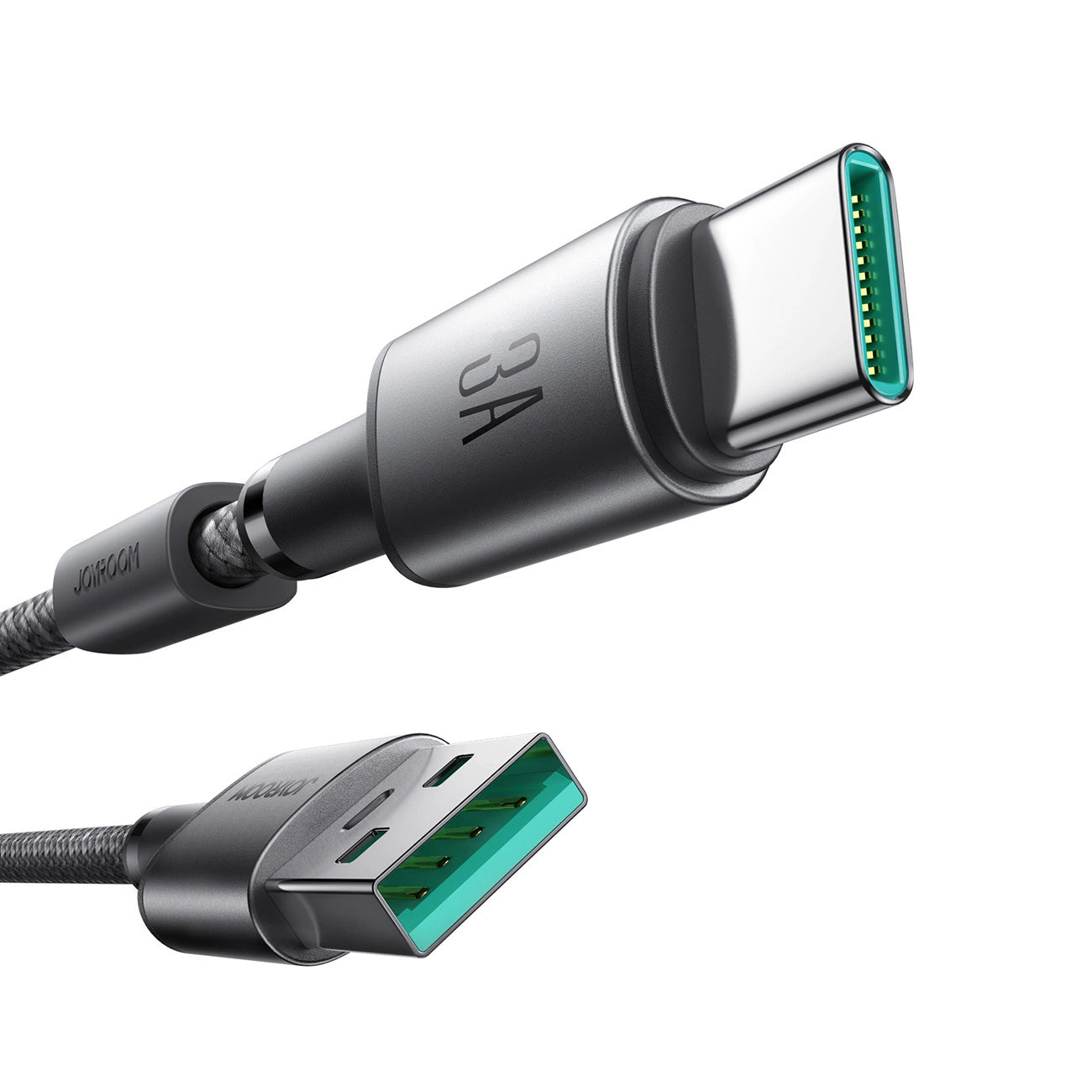 USB-A to USB-C Data and Charging Cable Joyroom S-A50, 60W, 1.2m, Gray
