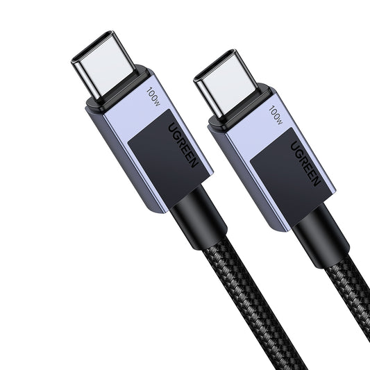USB-C Data- en Oplaadkabel - USB-C UGREEN L512, 100W, 3m, Gri