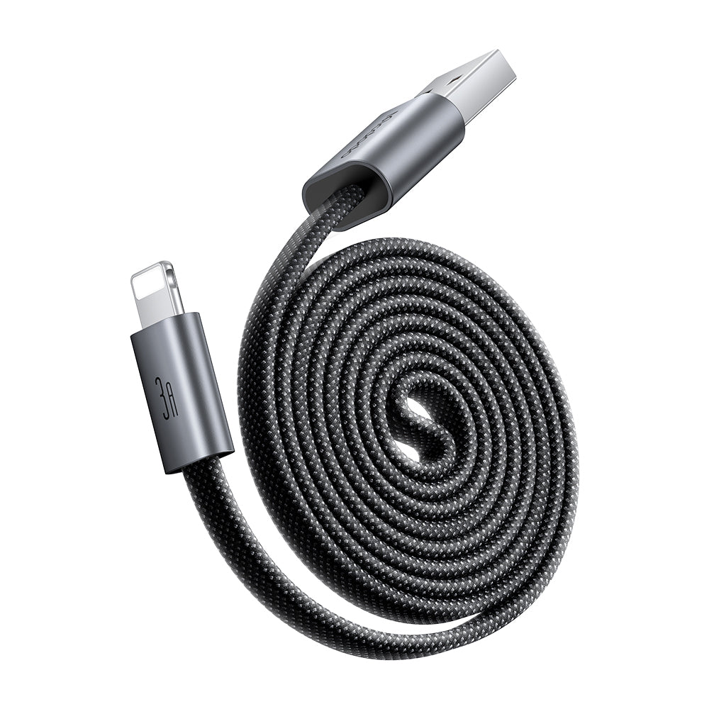 USB-A - Lightning Data- en Oplaadkabel McDodo CA-1160, 18W, 1m, Zwart