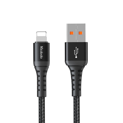 Data- en Oplaadkabel USB-A - Lightning McDodo CA-2261, 18W, 1m, Zwart