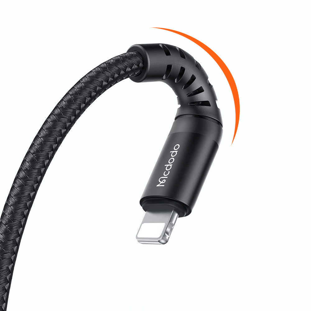 Data- en Oplaadkabel USB-A - Lightning McDodo CA-2261, 18W, 1m, Zwart