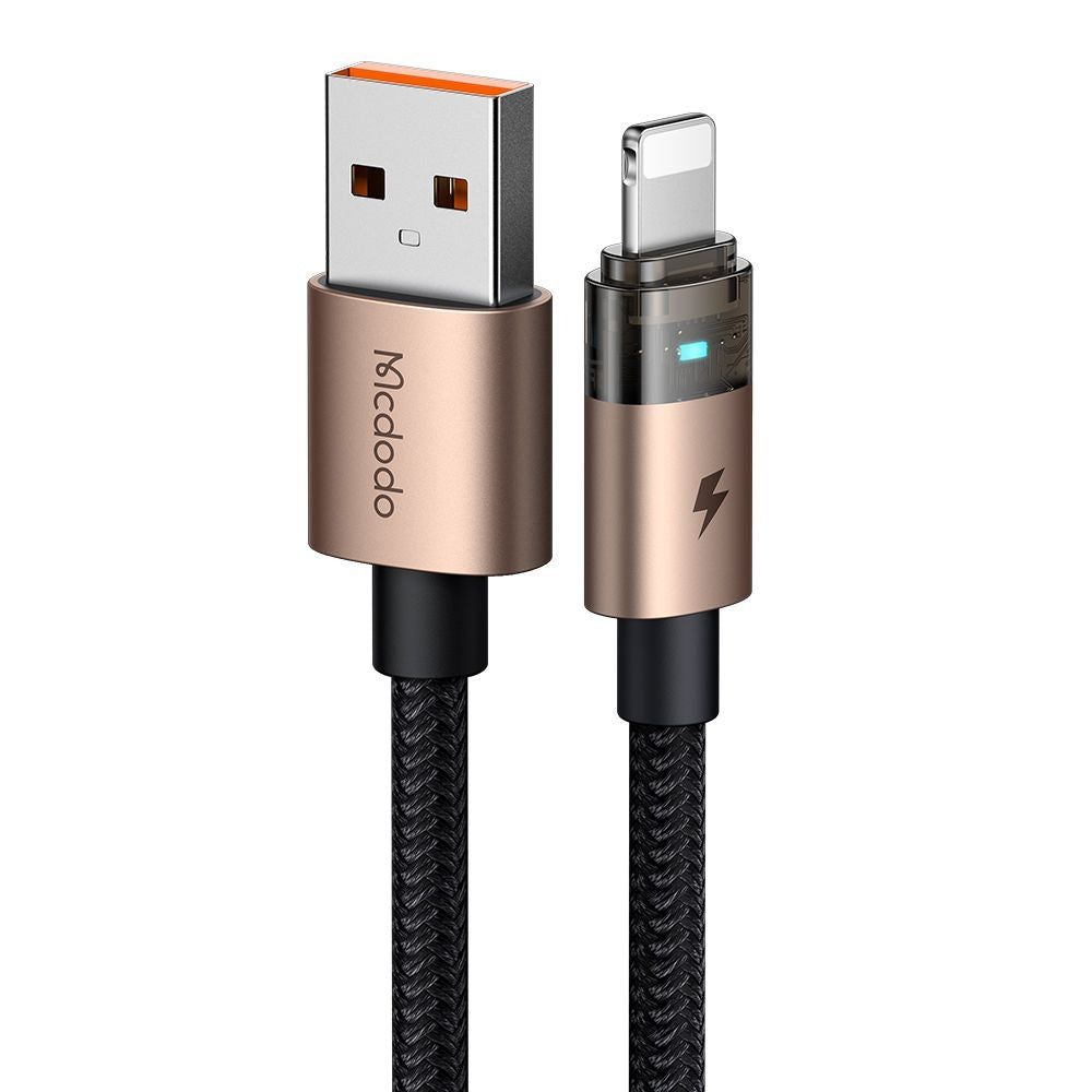 Data- en Oplaadkabel USB-A - Lightning McDodo CA-6911, 18W, 1.2m, Goud
