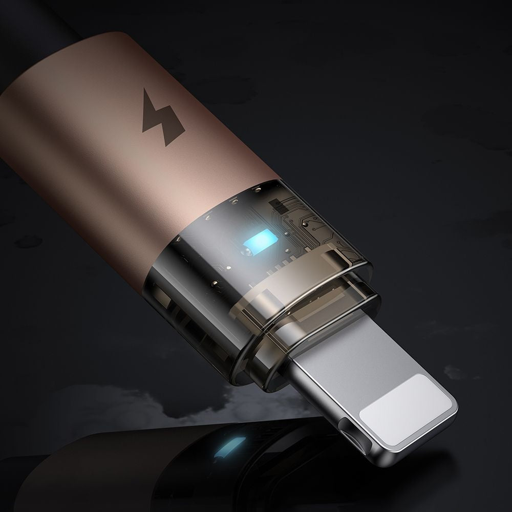 Data- en Oplaadkabel USB-A - Lightning McDodo CA-6911, 18W, 1.2m, Goud
