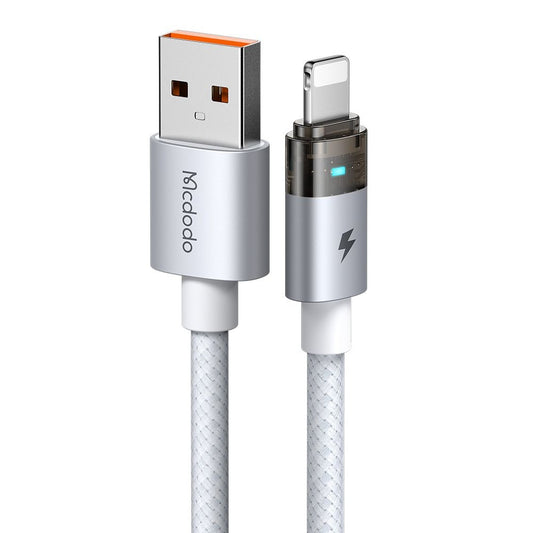 USB-A to Lightning McDodo CA-6912 Data and Charging Cable, 18W, 1.2m, White