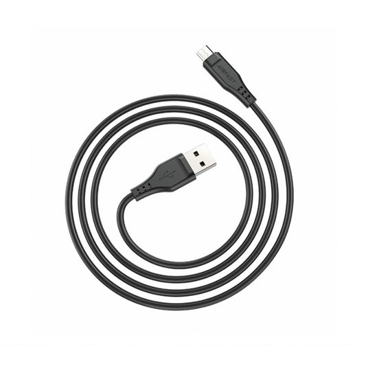 Data- en Oplaadkabel USB-A - microUSB Acefast C3-09, 18W, 1.2m, Zwart