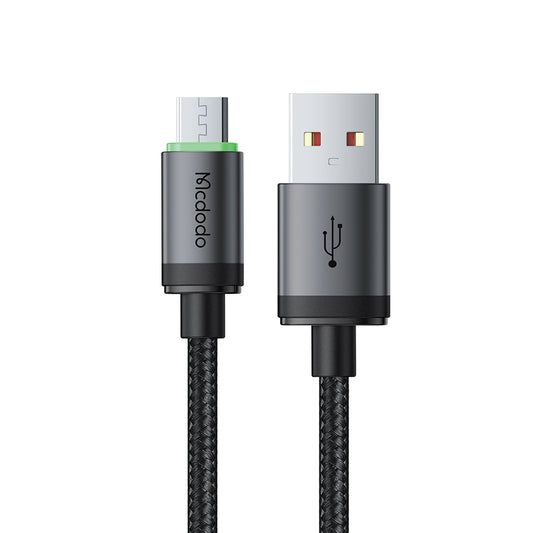 Data- en Oplaadkabel USB-A - microUSB McDodo CA-3990, 18W, 1m, Zwart