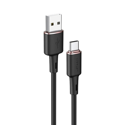 Data- en Oplaadkabel USB-A - USB-C Acefast C2-04, 18W, 1.2m, Zwart