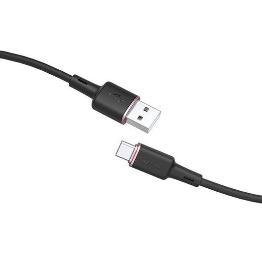 Data- en Oplaadkabel USB-A - USB-C Acefast C2-04, 18W, 1.2m, Zwart