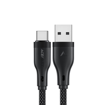 Data- en Oplaadkabel USB-A - USB-C Acefast C8-04, 18W, 1.2m, Zwart