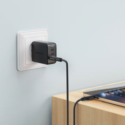 Data- en Oplaadkabel USB-A - USB-C Acefast C8-04, 18W, 1.2m, Zwart