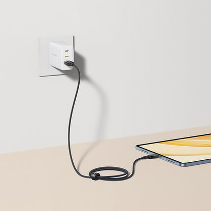 Data- en Oplaadkabel USB-A - USB-C Baseus Discolor, 100W, 1m, Blauw Groen E0420801