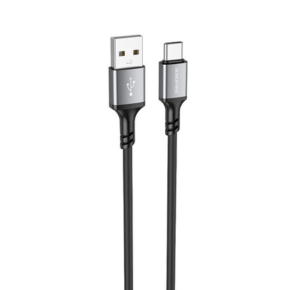 Data- en Oplaadkabel USB-A - USB-C Borofone BX83, 18W, 1m, Zwart