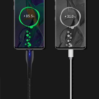 Data- en Oplaadkabel USB-A - USB-C ColorWay CW-CBUC034, 18W, 1m, Zwart