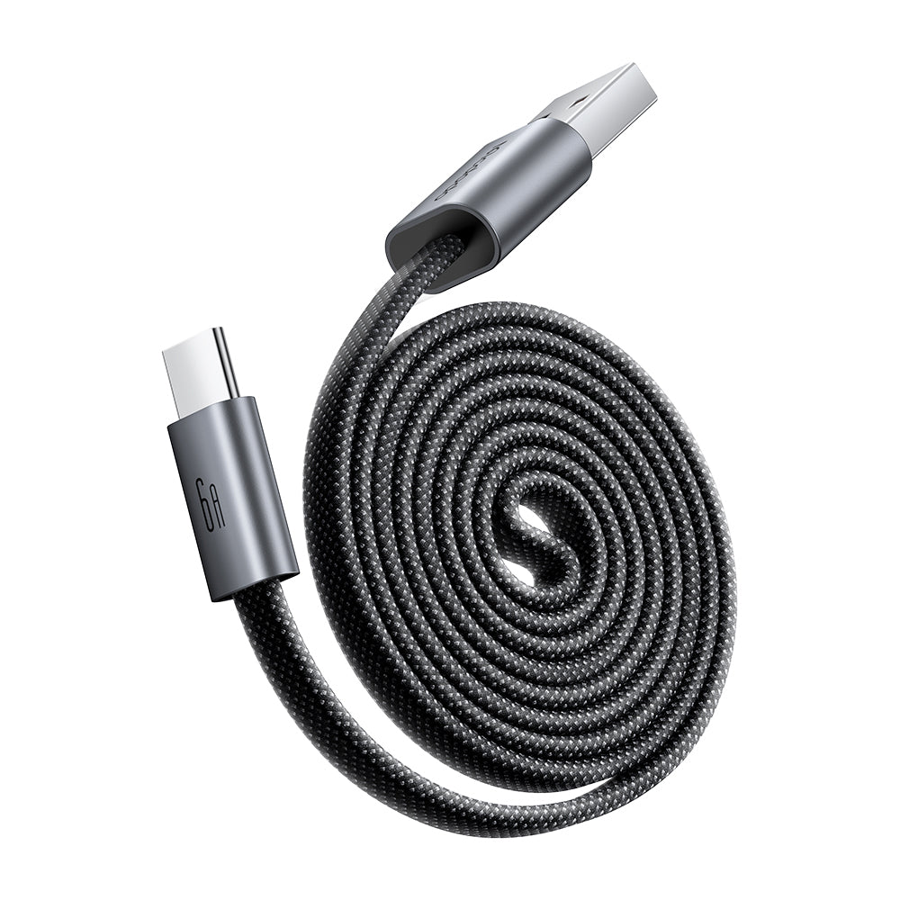 USB-A - USB-C Data- en Oplaadkabel McDodo CA-1200, 60W, 1m, Zwart