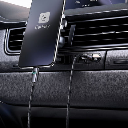 Data- en Oplaadkabel USB-A - USB-C McDodo CA-6520 Display, 100W, 1.2m, Zwart