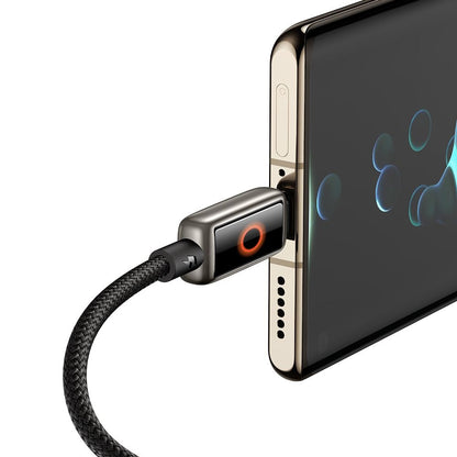 Data- en Oplaadkabel USB-A - USB-C McDodo CA-6650 Auto Power Off, 100W, 1.2m, Zwart