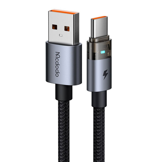 Data- en Oplaadkabel USB-A - USB-C McDodo CA-6890, 66W, 1.2m, Zwart