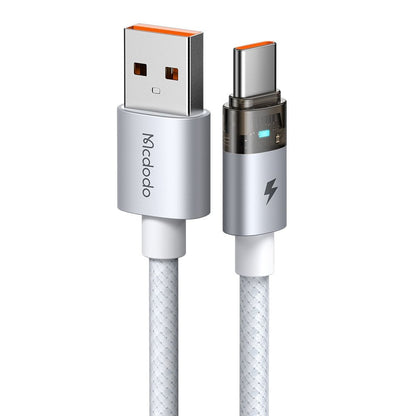 Data- en Oplaadkabel USB-A - USB-C McDodo CA-6892, 66W, 1.2m, Wit
