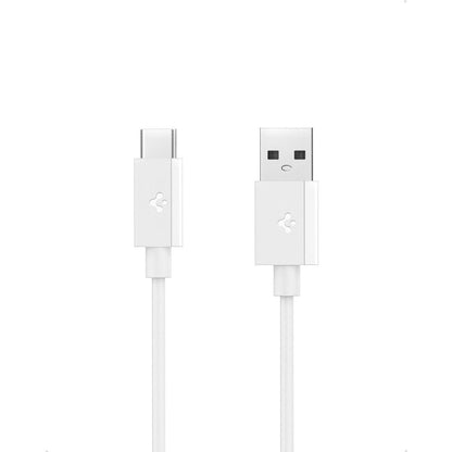 Data- en Oplaadkabel USB-A - USB-C Spigen Essential, 60W, 2m, Wit