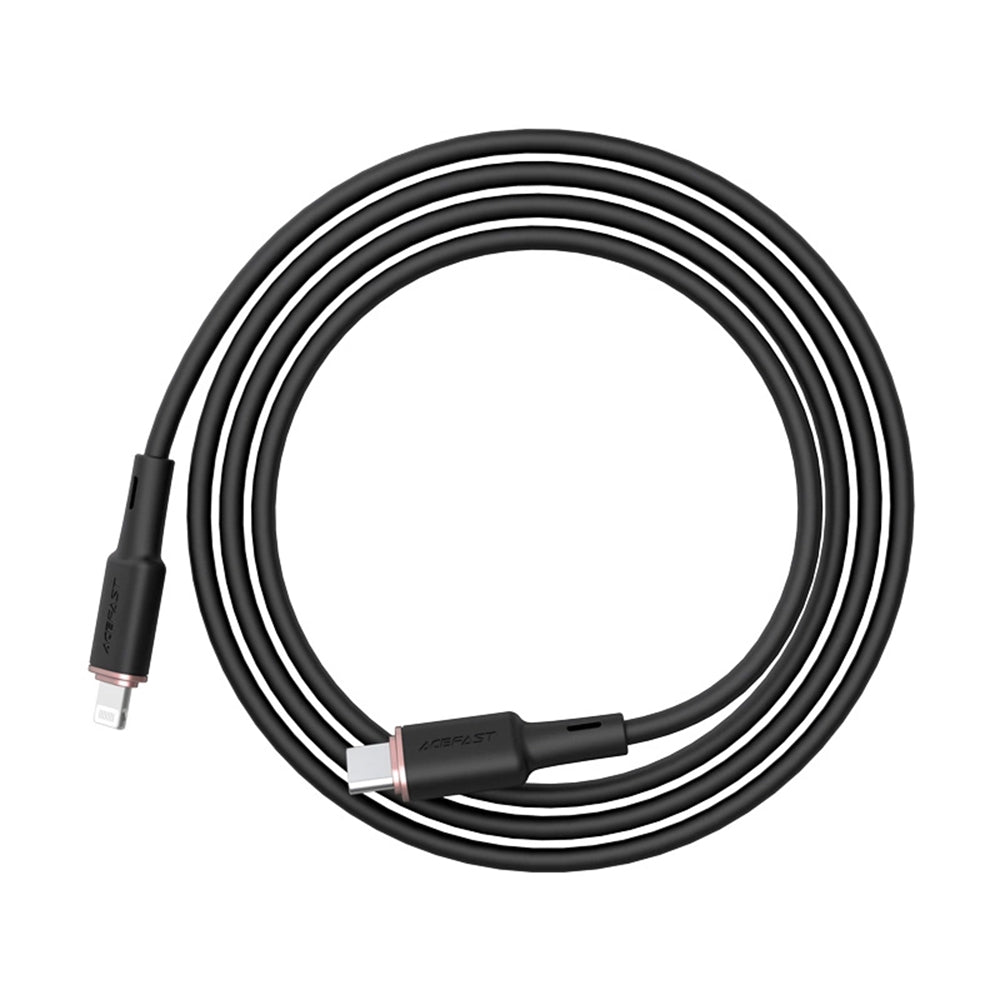 USB-C to Lightning Data and Charging Cable Acefast C2-01, 30W, 1.2m, Black