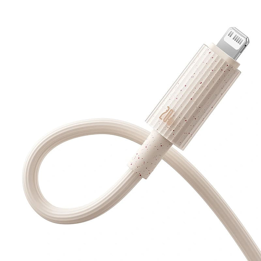 Data- en Oplaadkabel USB-C - Lightning Baseus Habitat, 20W, 2m, Groen P10360201631-01