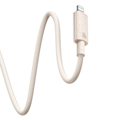 Data- en Oplaadkabel USB-C - Lightning Baseus Habitat, 20W, 2m, Groen P10360201631-01