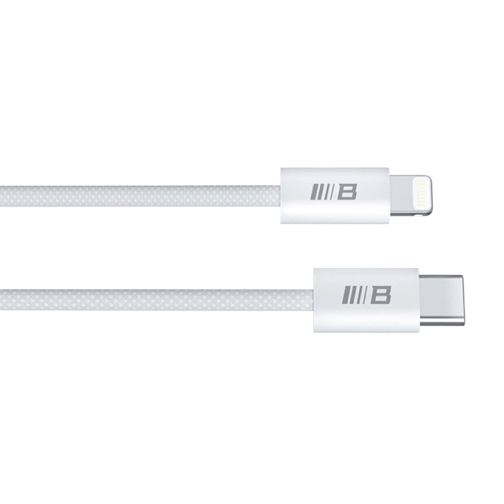 Data- en Oplaadkabel USB-C - Lightning Blueo, 20W, 2m, Wit