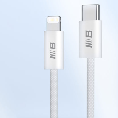 Data- en Oplaadkabel USB-C - Lightning Blueo, 20W, 2m, Wit