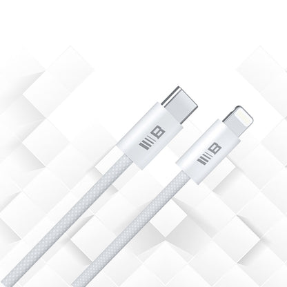 Data- en Oplaadkabel USB-C - Lightning Blueo, 20W, 2m, Wit