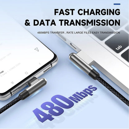 USB-C - Lightning Data- en Oplaadkabel Lito LD13CL, 30W, 1m, Zwart