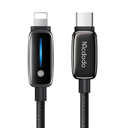 Data- en Oplaadkabel USB-C - Lightning McDodo CA-0050, 36W, 1.2m, Zwart